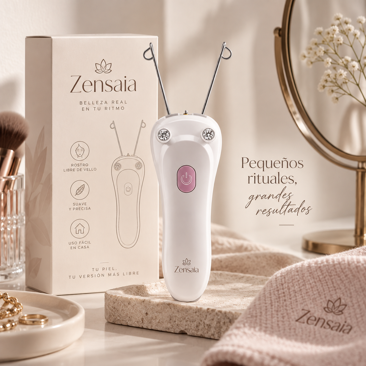 Zensaia Hilo — Depilador facial con hilo (hirsutismo)