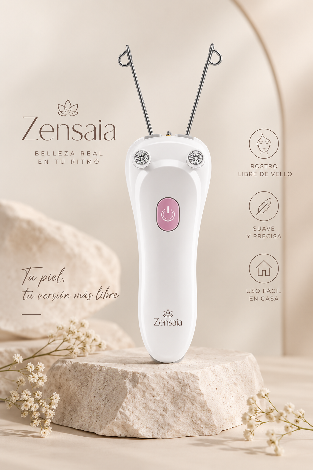 Zensaia Hilo — Depilador facial con hilo (hirsutismo)